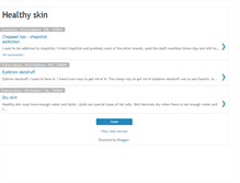 Tablet Screenshot of healthy-skin-tips.blogspot.com