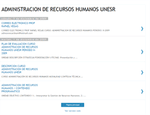 Tablet Screenshot of administracionderecursoshumanosunesr.blogspot.com