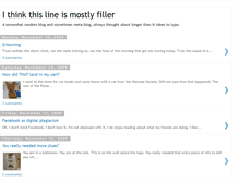 Tablet Screenshot of mostly-filler.blogspot.com