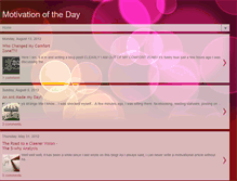 Tablet Screenshot of motivationsoftheday.blogspot.com