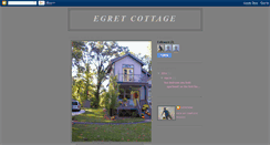 Desktop Screenshot of egretcottage.blogspot.com