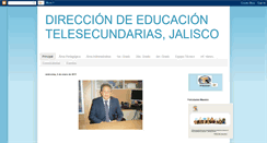 Desktop Screenshot of direccion-telesecundariasjalisco.blogspot.com