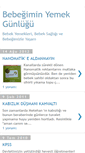Mobile Screenshot of bebegiminyemekgunlugu.blogspot.com