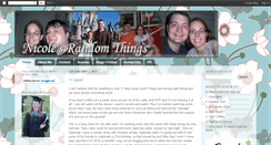 Desktop Screenshot of nicolesrandomthings.blogspot.com