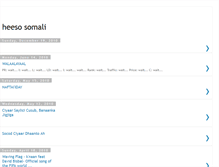 Tablet Screenshot of heeso-somali.blogspot.com