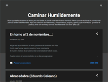 Tablet Screenshot of caminarhumildemente.blogspot.com