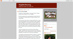 Desktop Screenshot of dogdishsteering.blogspot.com