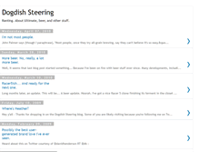 Tablet Screenshot of dogdishsteering.blogspot.com