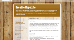 Desktop Screenshot of breathehopelife.blogspot.com