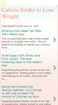 Mobile Screenshot of calorie-lose-weight.blogspot.com