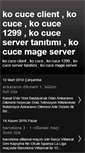 Mobile Screenshot of ko-cucenet.blogspot.com