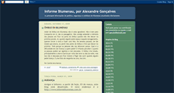 Desktop Screenshot of informeblumenau.blogspot.com