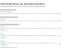 Tablet Screenshot of informeblumenau.blogspot.com