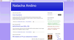 Desktop Screenshot of natachaandino.blogspot.com