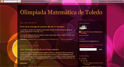 Desktop Screenshot of olimpiadamatematicadetoledo.blogspot.com