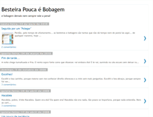 Tablet Screenshot of besteirapoucaebobagem.blogspot.com