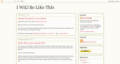 Desktop Screenshot of iwillbelikethis.blogspot.com