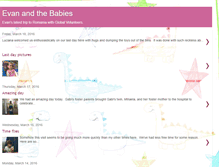 Tablet Screenshot of evanbabies.blogspot.com