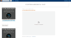Desktop Screenshot of centroamericagay.blogspot.com