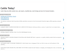Tablet Screenshot of cattletoday.blogspot.com