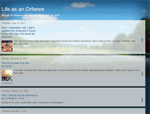 Tablet Screenshot of orfanoslife.blogspot.com