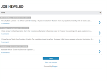 Tablet Screenshot of bdjobnews.blogspot.com