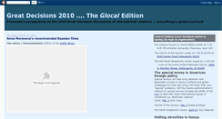 Desktop Screenshot of greatdecisions2010.blogspot.com