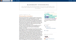 Desktop Screenshot of basementfinishingsystem.blogspot.com