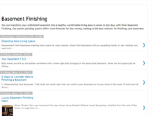 Tablet Screenshot of basementfinishingsystem.blogspot.com