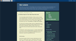 Desktop Screenshot of manlessons.blogspot.com