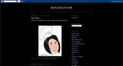 Desktop Screenshot of minicreation.blogspot.com