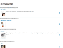 Tablet Screenshot of minicreation.blogspot.com