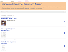 Tablet Screenshot of educacioninfantilarranz.blogspot.com