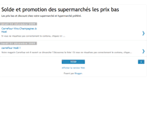Tablet Screenshot of prix-bas-supermarche.blogspot.com