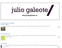 Tablet Screenshot of juliogaleote.blogspot.com