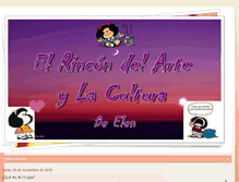 Tablet Screenshot of elen-elrincondelarteylacultura.blogspot.com