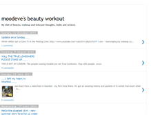 Tablet Screenshot of moodevesbeautyworkout.blogspot.com