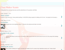 Tablet Screenshot of floramakesscents.blogspot.com
