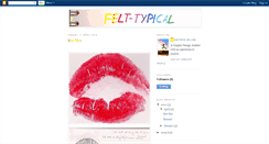 Desktop Screenshot of felt-typical.blogspot.com