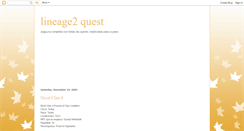 Desktop Screenshot of lineage2quest.blogspot.com