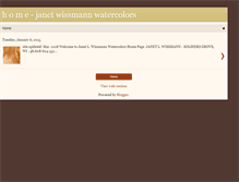 Tablet Screenshot of janetwissmann.blogspot.com