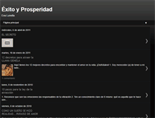Tablet Screenshot of exitoyprosperidadevalunella.blogspot.com