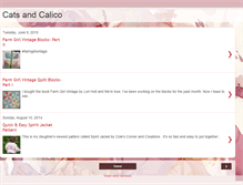 Tablet Screenshot of catsandcalico.blogspot.com