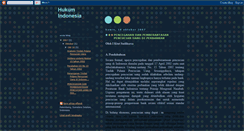 Desktop Screenshot of indonesialaw.blogspot.com