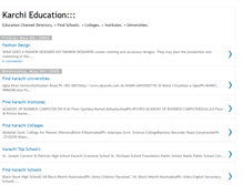 Tablet Screenshot of karachieducation.blogspot.com