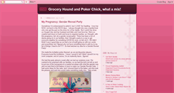 Desktop Screenshot of grocerypokerchick.blogspot.com