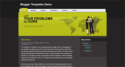 Desktop Screenshot of bloggertemplatedemo.blogspot.com
