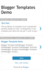 Mobile Screenshot of bloggertemplatedemo.blogspot.com