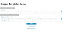 Tablet Screenshot of bloggertemplatedemo.blogspot.com