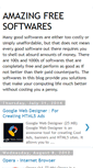 Mobile Screenshot of amazingfreesoftwares.blogspot.com
